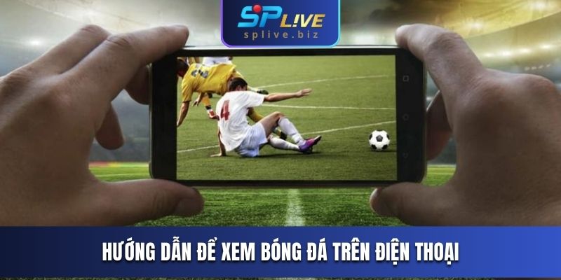 Hướng dẫn để xem bóng đá trên điện thoại 