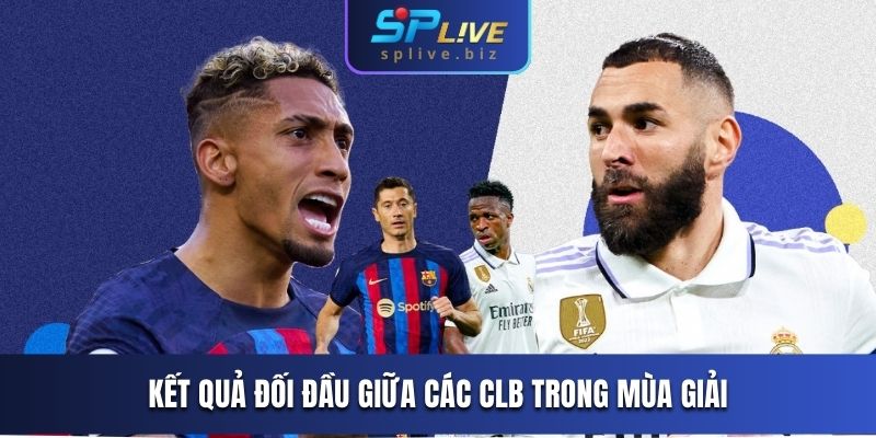 Kết quả đối đầu giữa các CLB trong mùa giải